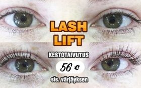 Cutriina - tarjous - Lash Lift sis. värjäyksen